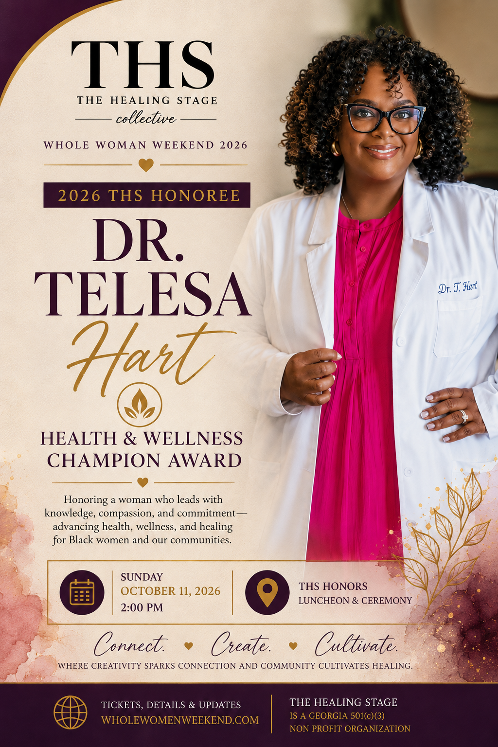 Dr. Telesa Hart, 2026 THS Honoree — Health & Wellness Champion Award