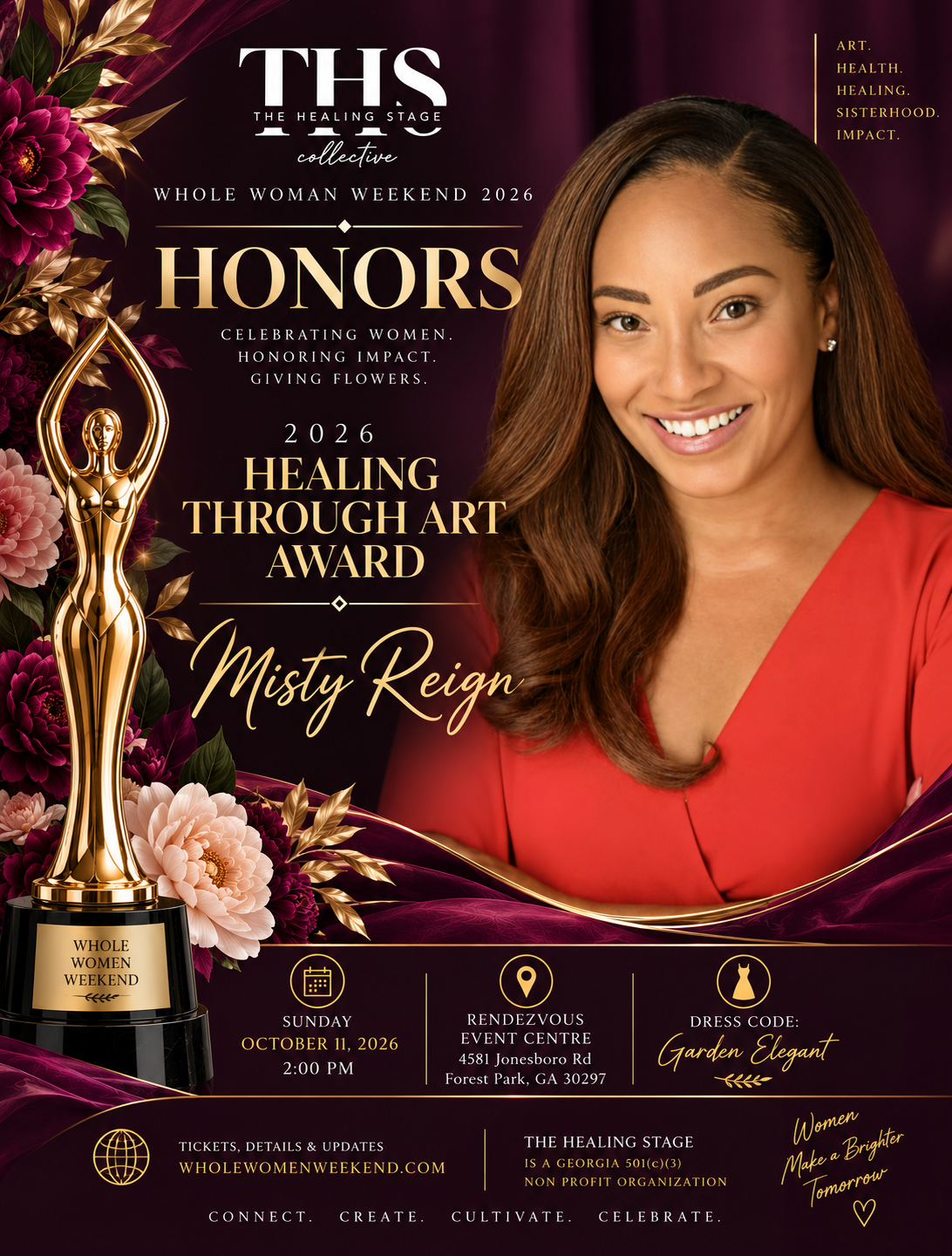 Misty Reign, 2026 THS Honoree — Healing Through Art Award