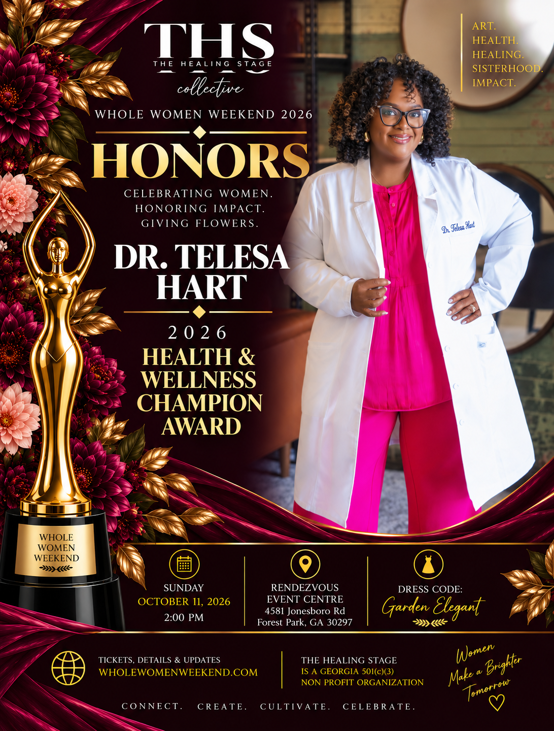 Dr. Telesa Hart, 2026 THS Honoree — Health & Wellness Champion Award