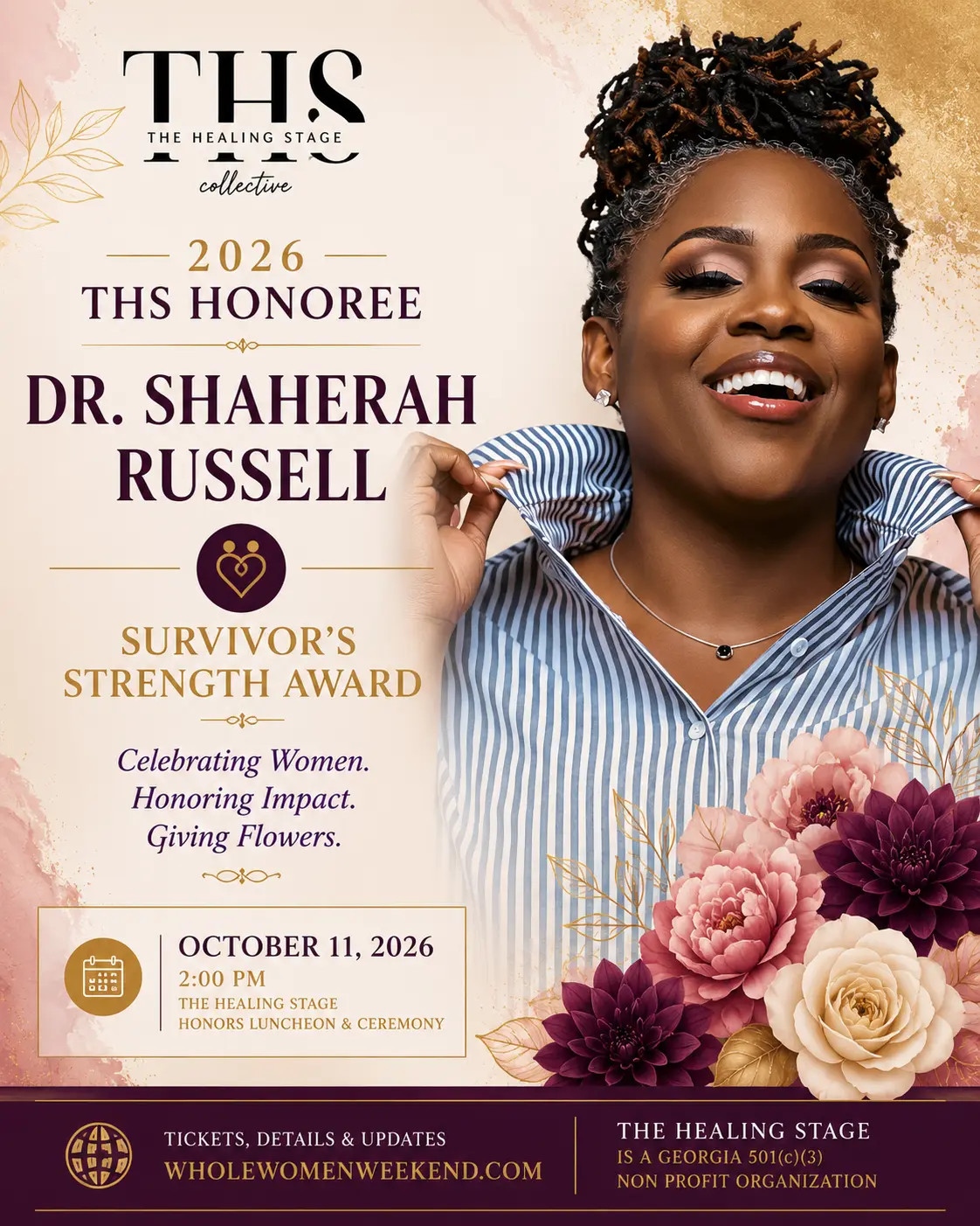 Dr. Shaherah Russell, 2026 THS Honoree — Survivor's Strength Award
